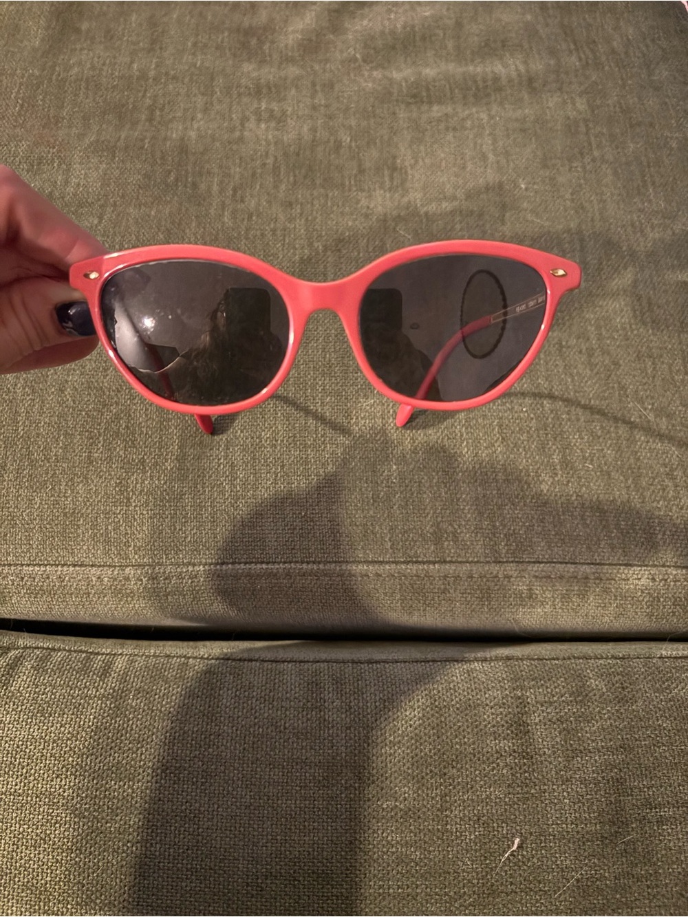Women's Ray Ban Coral Cat Eye Sunglasses - Pink Frame